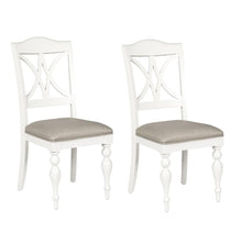 Summer House Slat Back Side Chair (RTA)-Set of 2 in Oyster White