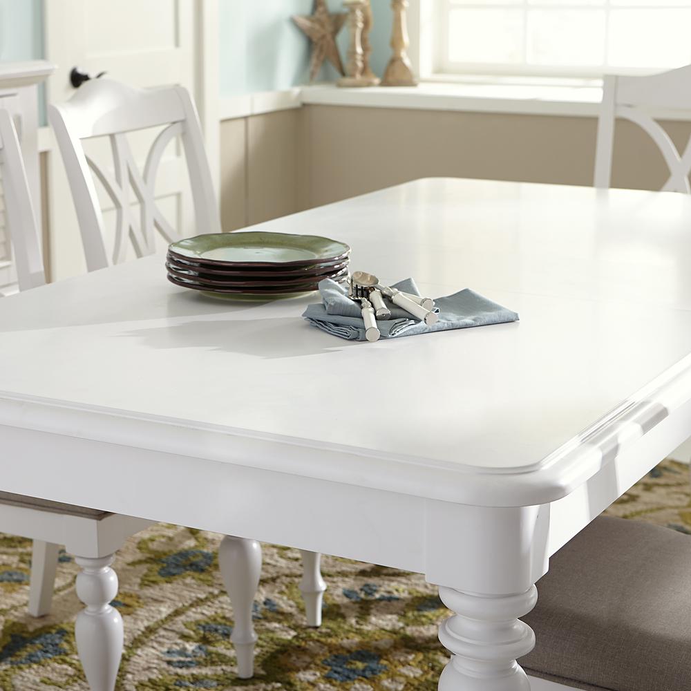Summer House Rectangular Leg Table in Oyster White