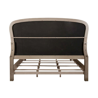 Americana Farmhouse King Shelter Bed in Dusty Taupe