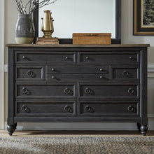 Americana Farmhouse Opt Dresser & Mirror in Dusty Taupe