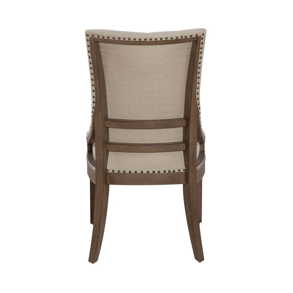 Uph Shelter Side Chair (RTA) - Set of 2 Traditional Multi in Dusty Taupe