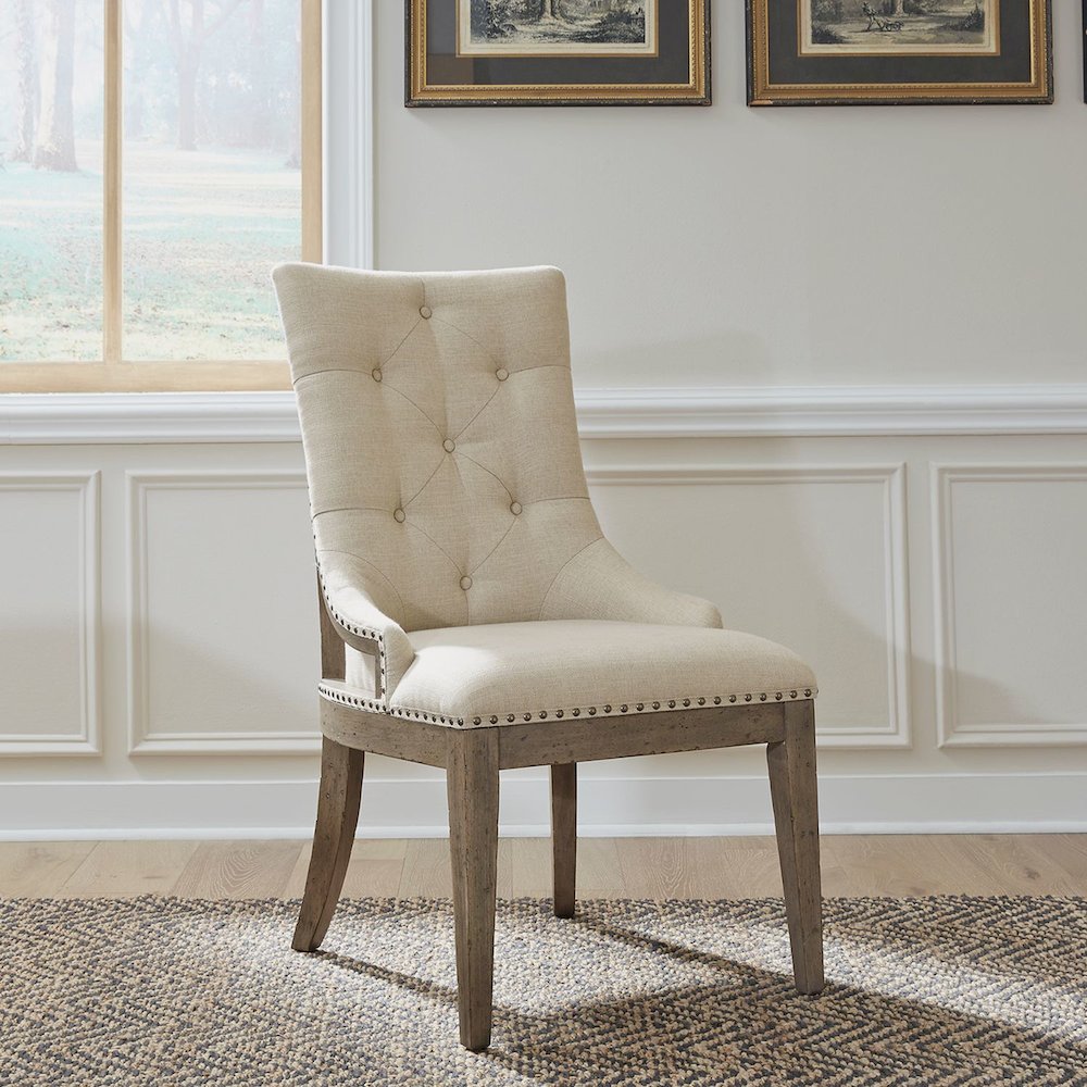 Uph Shelter Side Chair (RTA) - Set of 2 Traditional Multi in Dusty Taupe