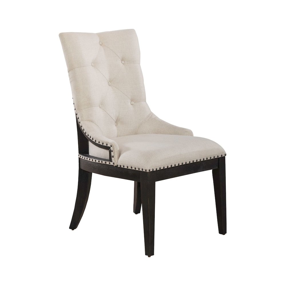 Uph Shelter Side Chair (RTA) - Black - Set of 2 Traditional Multi