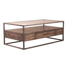 Jamestown Rectangular Cocktail Table in Tobacco