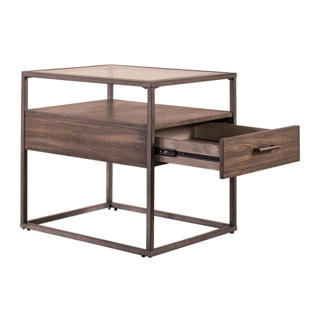 Jamestown End Table in Tobacco