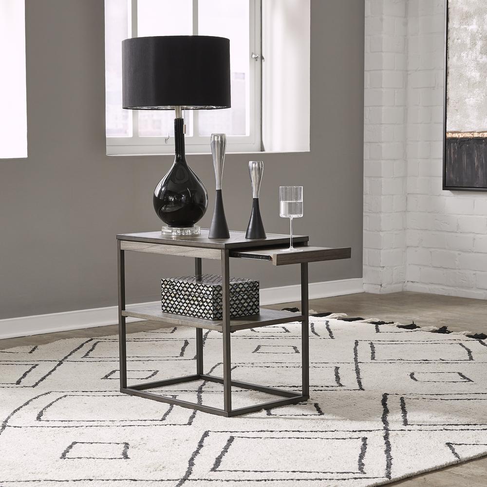 Jamestown Chair Side Table in Tobacco