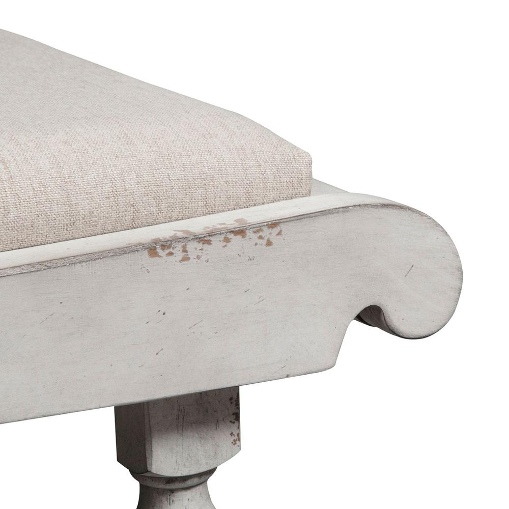 Whitney Bench (RTA) in Antique Linen w/ Weathered Gray