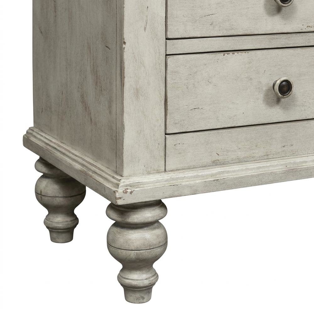 Oak Veneer Curio Cabinet with Glass Doors and Built-In Lighting, White