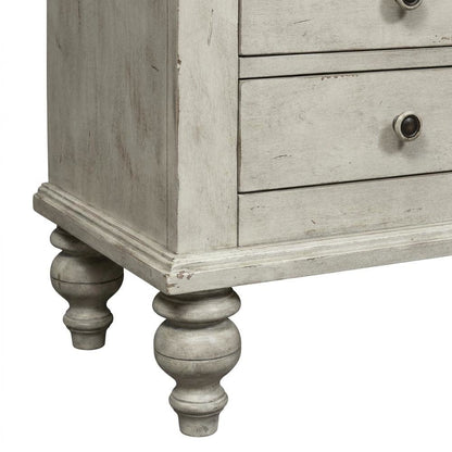 Oak Veneer Curio Cabinet with Glass Doors and Built-In Lighting, White