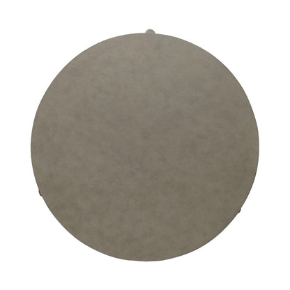 Affinity Round Cocktail Table for Living Room - Dusty Taupe Faux Concrete Tops