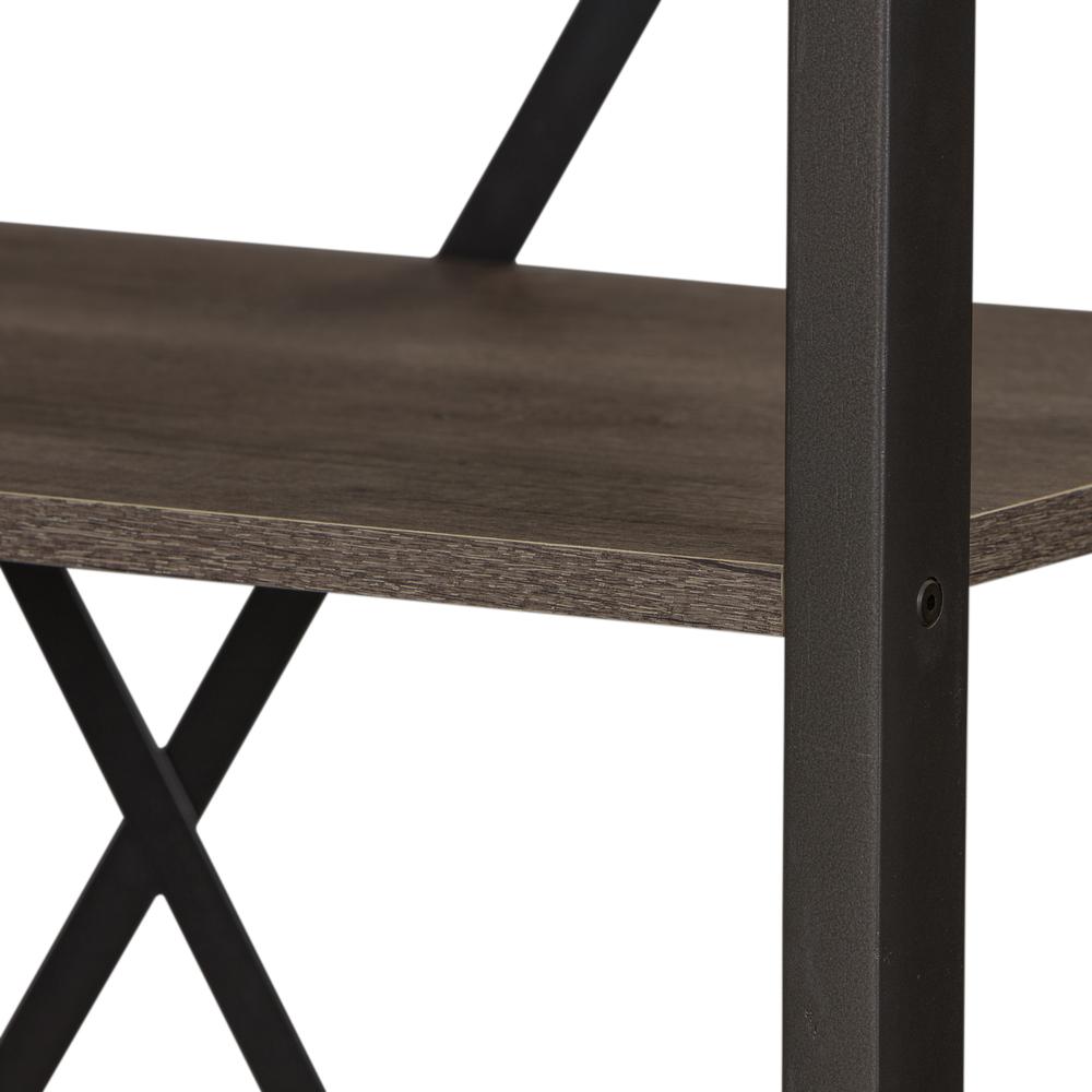 Tanners Creek Desk and Bookcase Set in Graystone