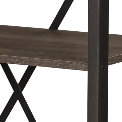 Tanners Creek Desk and Bookcase Set in Graystone