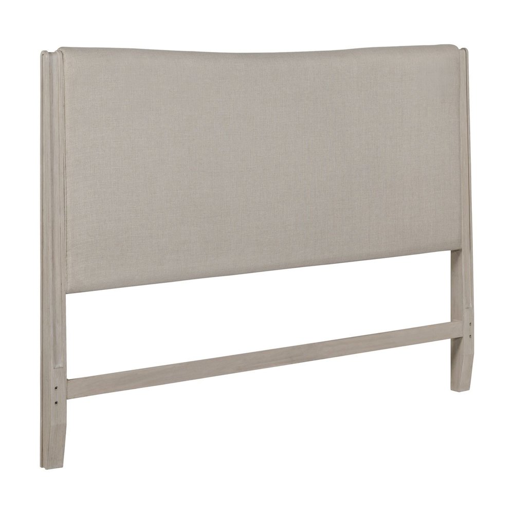 New Haven Queen Upholstered Panel Bed Headboard - Sanctuary White