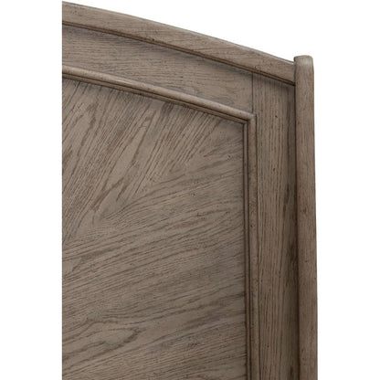 Avalon Queen Panel Headboard with Oak Wood Frame  - Burnished Beige