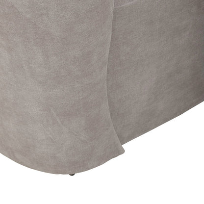 Accent Dining Chair with Castors - Rounded Back - Truffle Upholstry