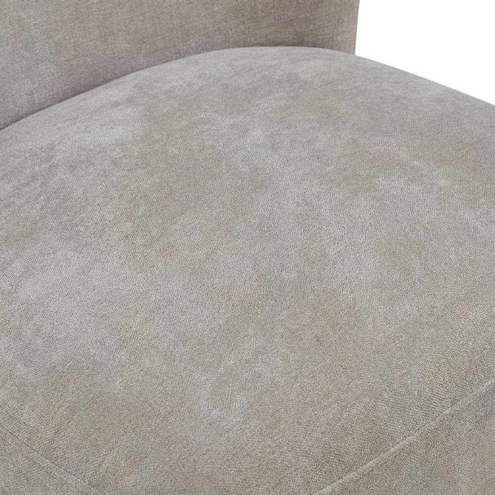 Solid Wood Upholstered Accent Dining Chair with Castors, Eclectic Style