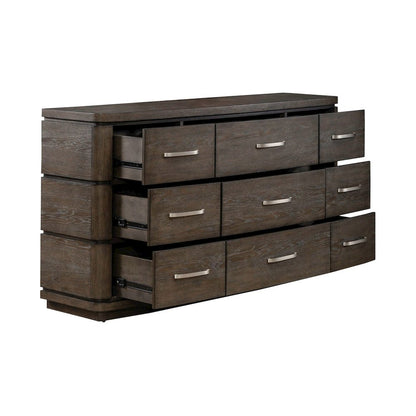 Cascade Falls Bedroom 9 Drawer Dresser  - Satin Espresso