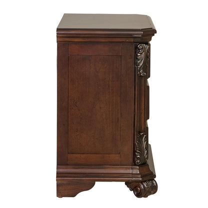 Messina Estates 3 Drawer Night Stand in Cognac