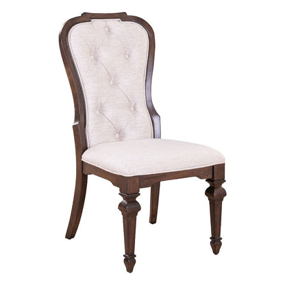 Providence Park Uph Side Chair for Dining Room - Set of 2 - Chateau Brown