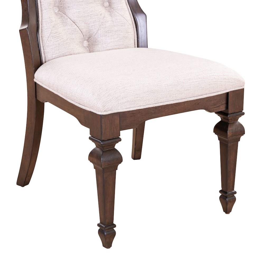 Providence Park Uph Side Chair for Dining Room - Set of 2 - Chateau Brown