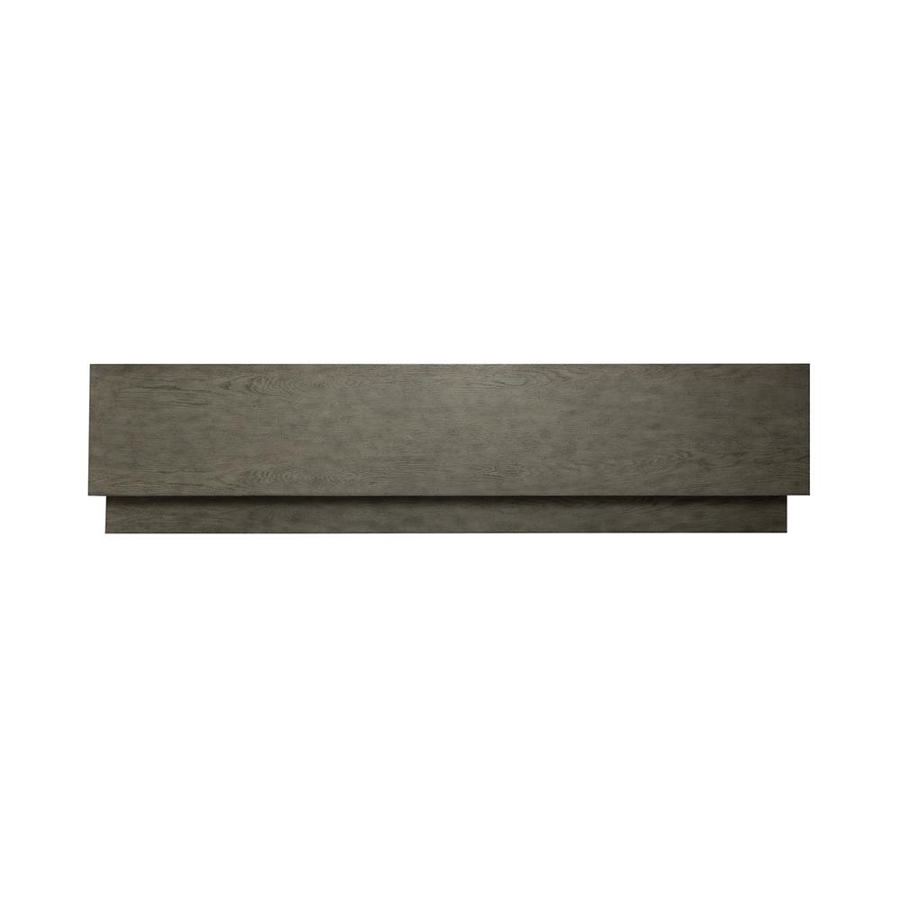 Liberty Furniture Bartlett Field Console Bar Table in Driftwood