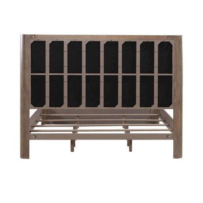 King Shelter Bed, Dresser & Mirror, Night Stand Bedroom Set - Burnished Clay