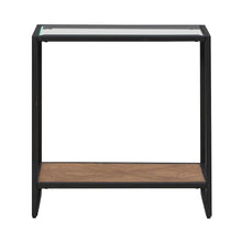 Bedford Chairside Table for Living Room - Weathered Oak