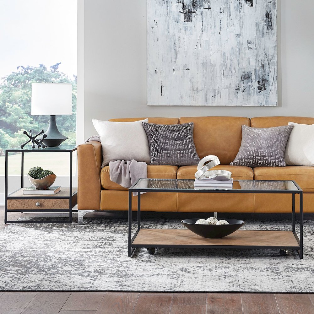 Bedford 3 Piece Set for Living Room - Cocktail Table, 2 End Tables