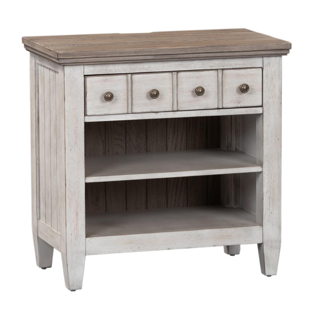 1 Drawer Night Stand w/ Charging Station