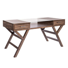 Lennox Writing Desk in Weathered Chestnut