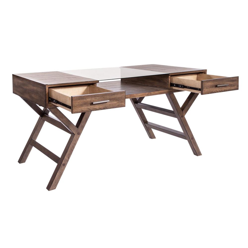 Lennox Writing Desk in Weathered Chestnut