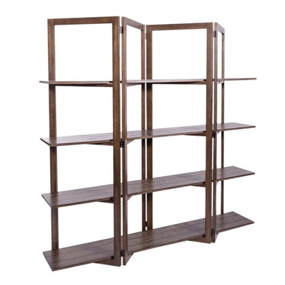 Lennox Open Bookcase in Weathered Chestnut