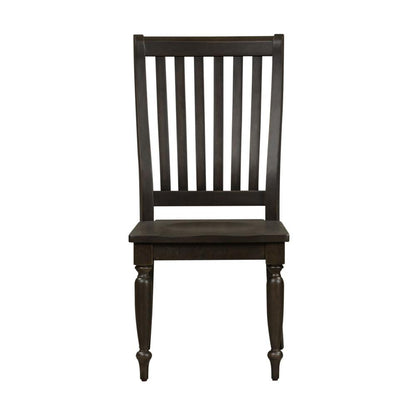 Harvest Home Slat Back Side Chair (RTA) in Chalkboard