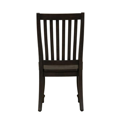 Harvest Home Slat Back Side Chair (RTA) in Chalkboard