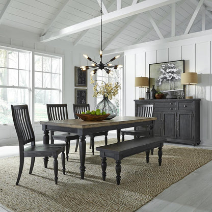 Harvest Home Backless Bench (RTA) in Chalkboard