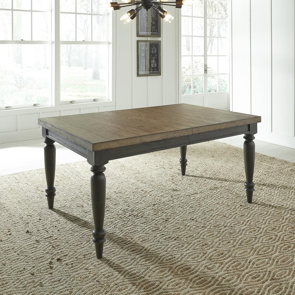 Harvest Home 5 Piece Reactangular Table Set in Chalkboard