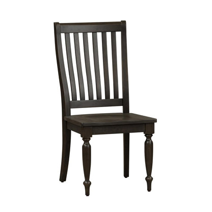 Harvest Home 5 Piece Trestle Table Set in Chalkboard