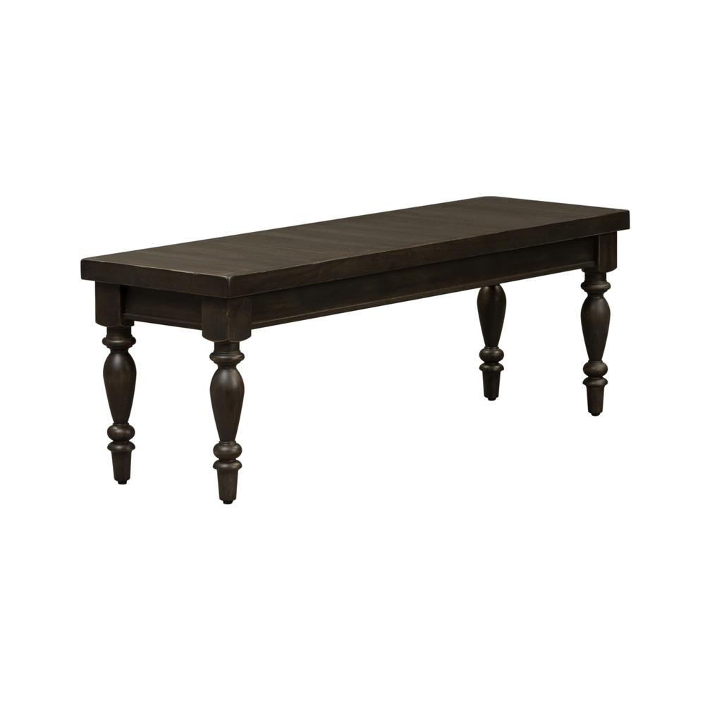 6 Piece Trestle Table Set in Chalkboard Finish