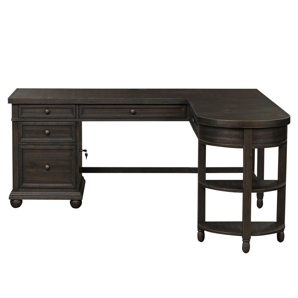 Harvest Home Optional L Shaped Desk Set in Chalkboard