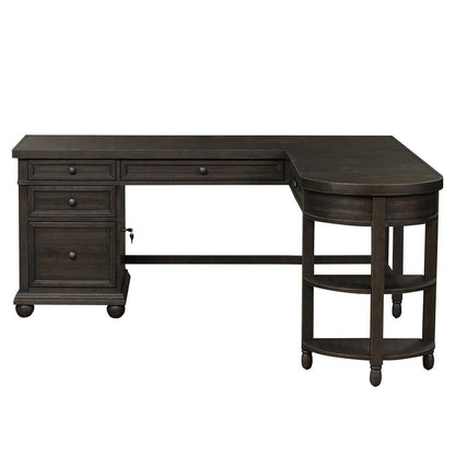 Harvest Home Optional L Shaped Desk Set in Chalkboard