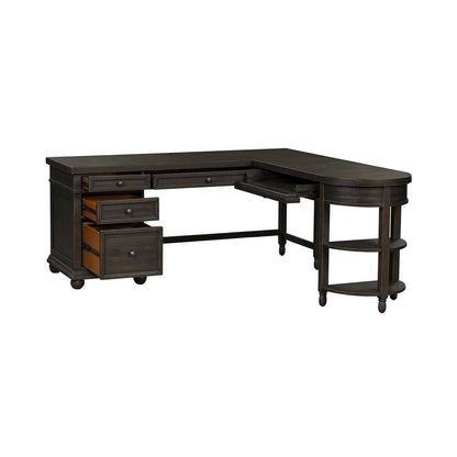 Harvest Home Optional L Shaped Desk Set in Chalkboard