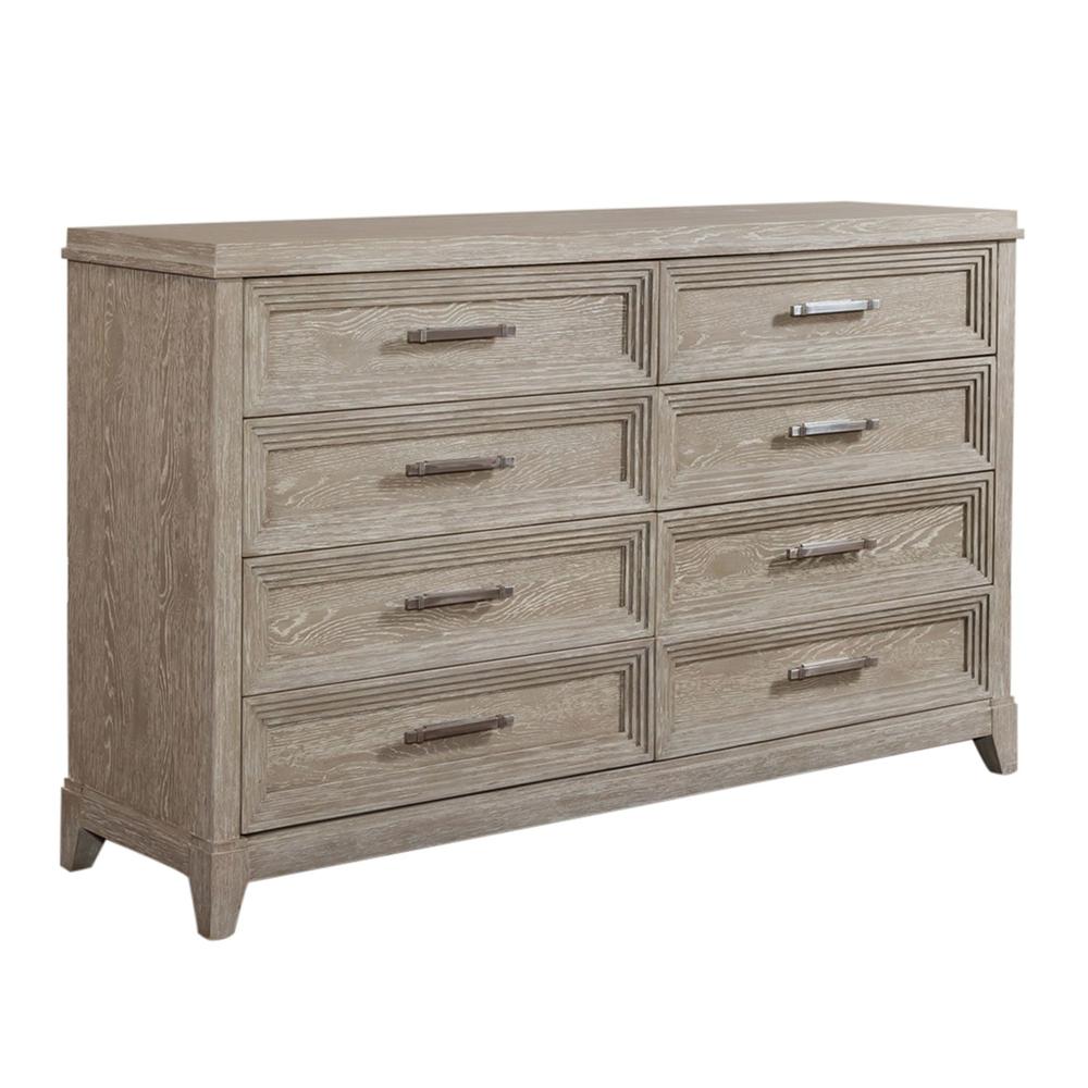 Belmar 8 Drawer Dresser in Washed Taupe