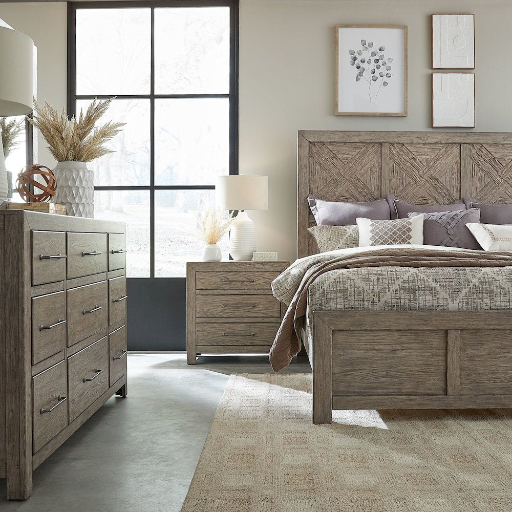 Skyview Lodge Skyview Lodge King Panel Bed - Cobblestone