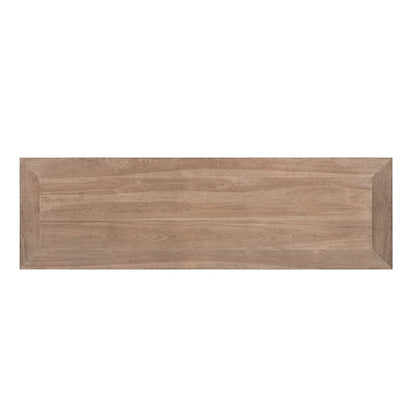 Haven Hills Sofa Table for Living Room Traditional - Camel Beige Birch Wood
