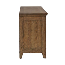 Carolina Park 78 Inch TV Stand Entertainment Center  - Amber Brown
