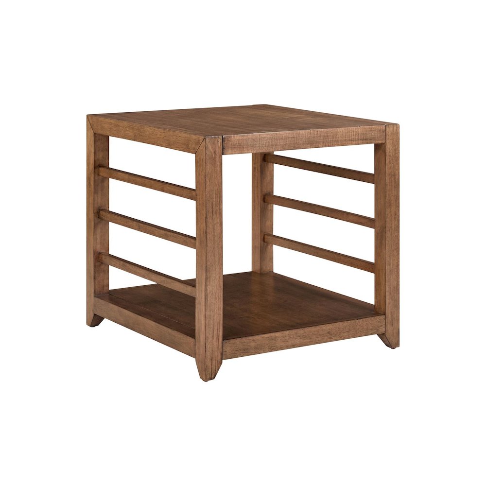 Shaker Lakes 3 Piece Table Set - Cocktail, 2 End Tables, Harvest Brown Maple