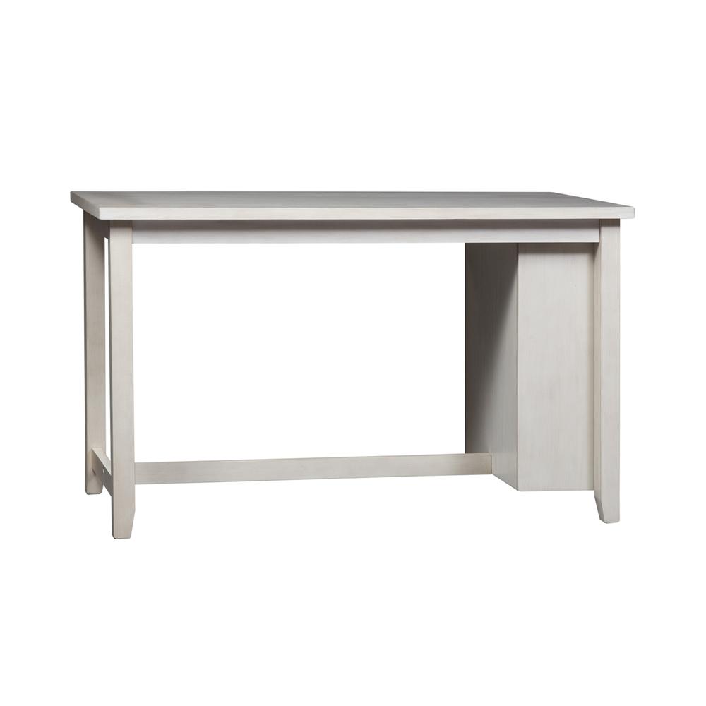 White Counter Height Dining Table Set – Bar Table and Chairs for 4