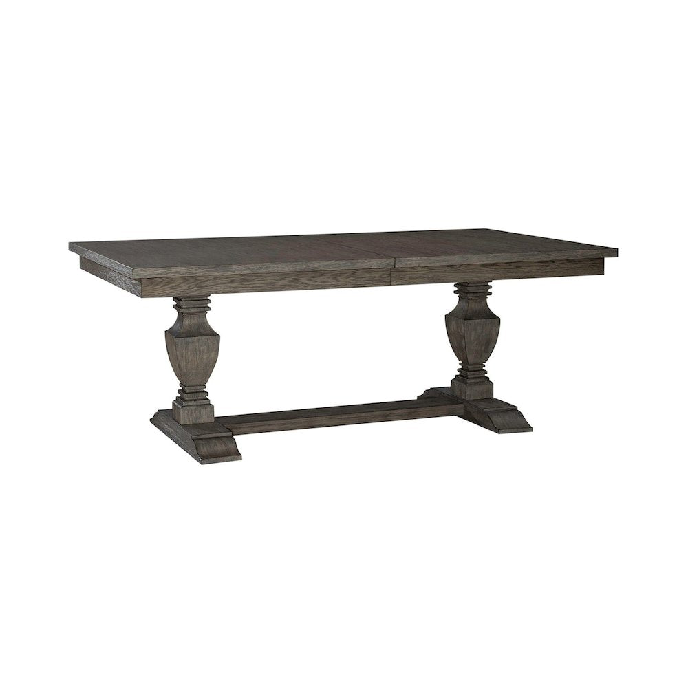Westfield 9 Piece Trestle Table Set in Havana Brown color