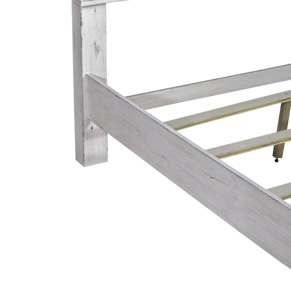 King Panel Bed in Pine Solids & Veneers