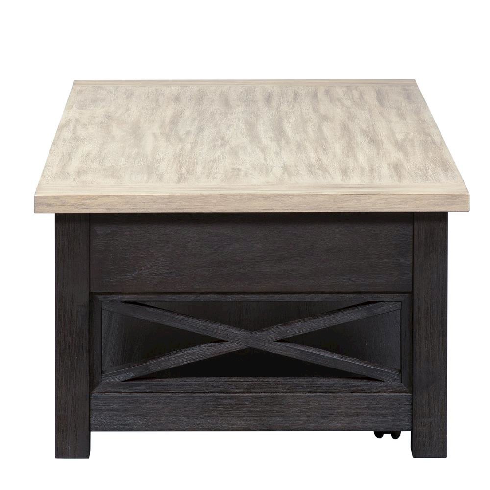 Black Lift Top Cocktail Table – Living Room Center Table and Coffee Table